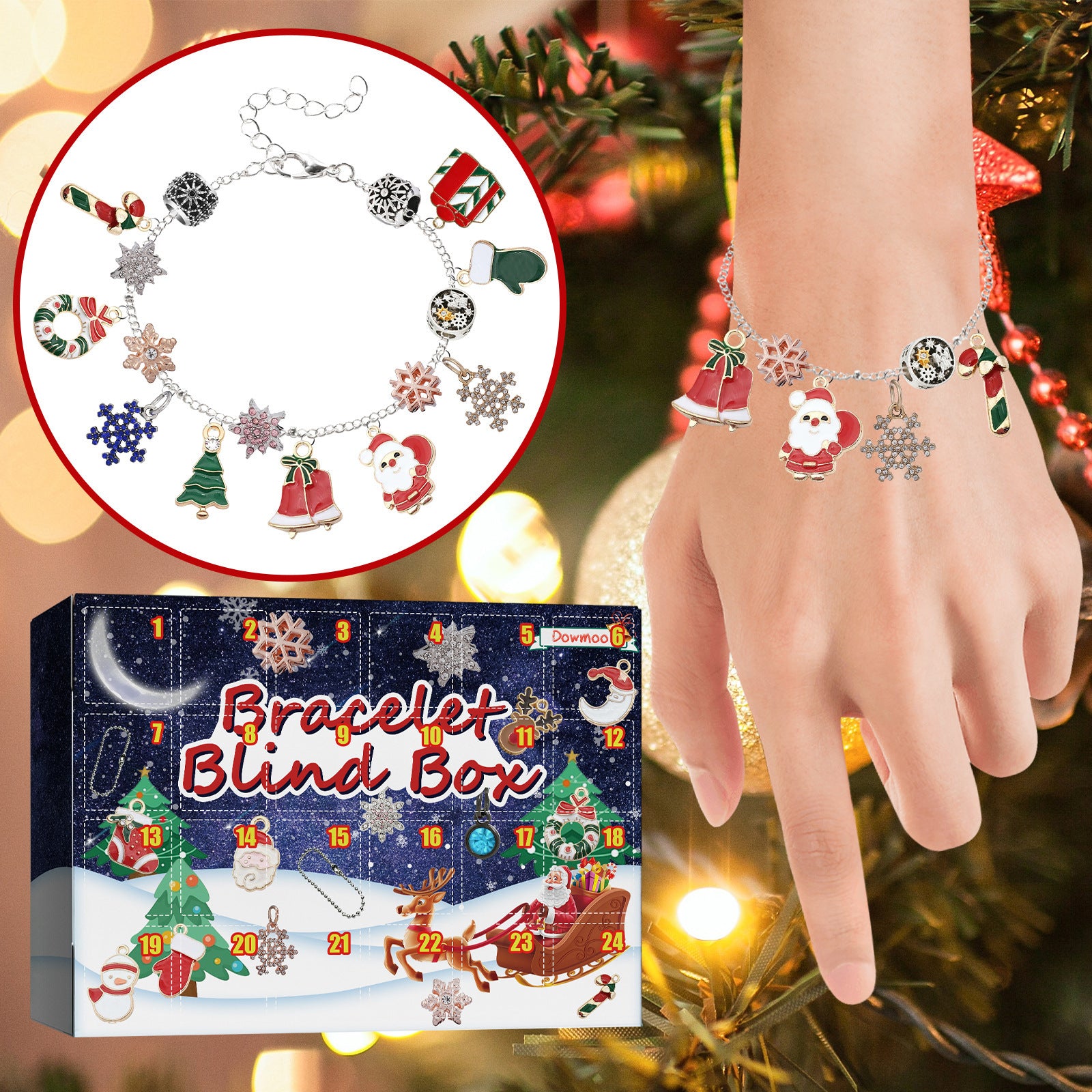 Calendar Bracelet Blind Box – överraskningsarmband i julkalenderformat