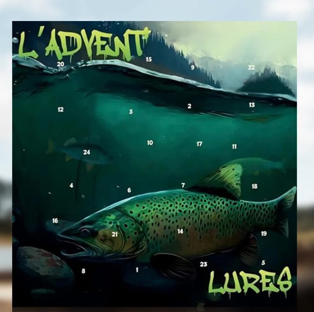 Jul-fiskekrok överraskningslåda – kreativ fiskekalender för hobbyfiskare