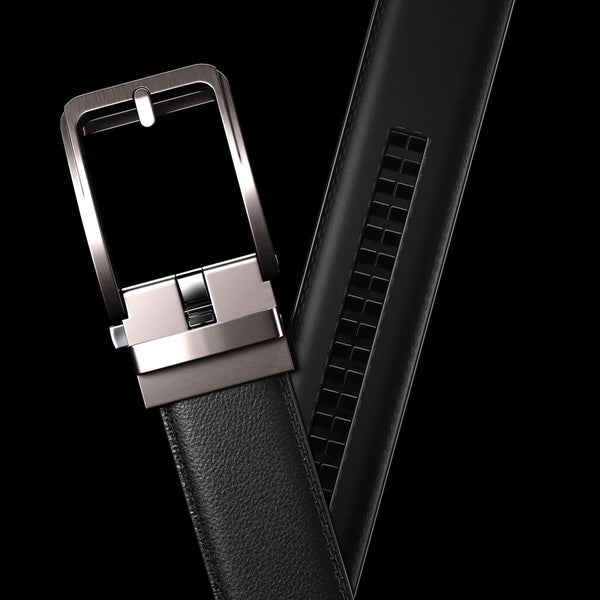 Elegant automatisk läderbälte