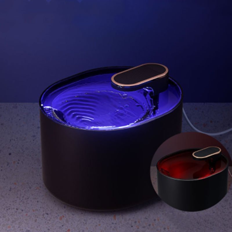 Automatisk husdjursfontän – tyst vattenautomat för katter och hundar med USB-laddning