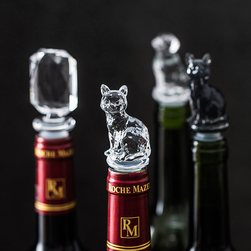 Cat Animal Creative Red Wine Bottle Stopper Home Cute