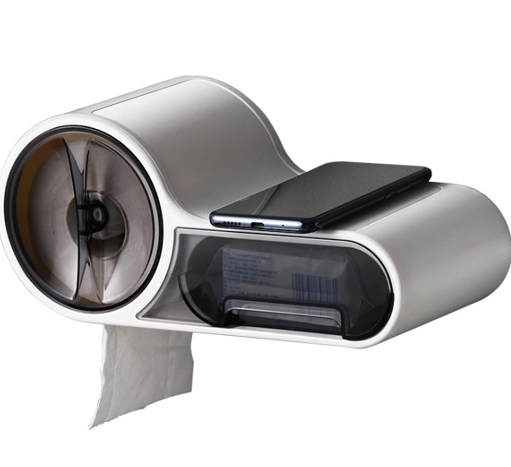 Modern toalettpappershållare – vattentålig och självhäftande väggmontering