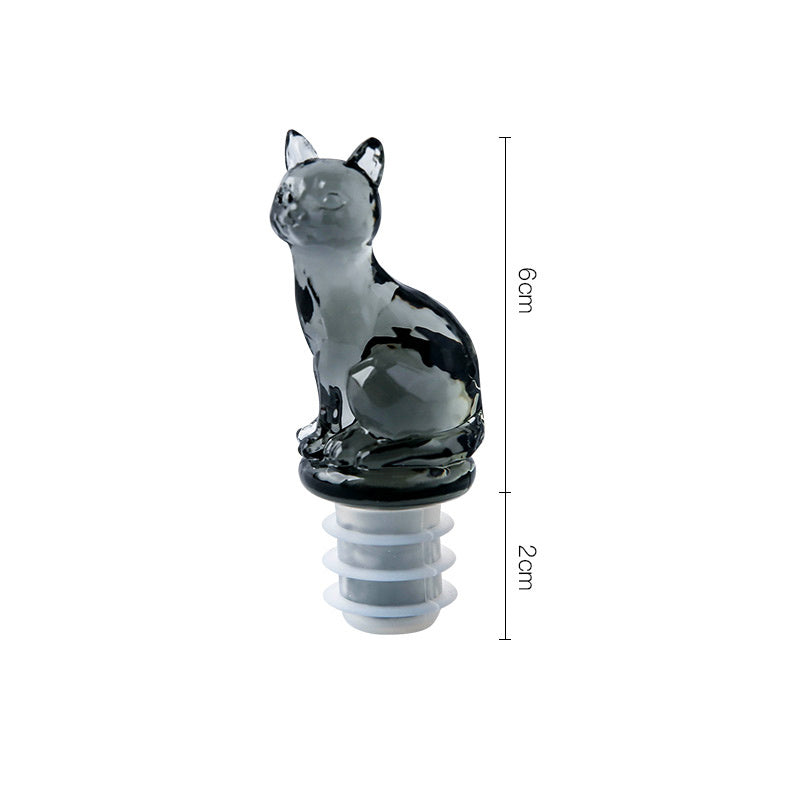 Cat Animal Creative Red Wine Bottle Stopper Home Cute