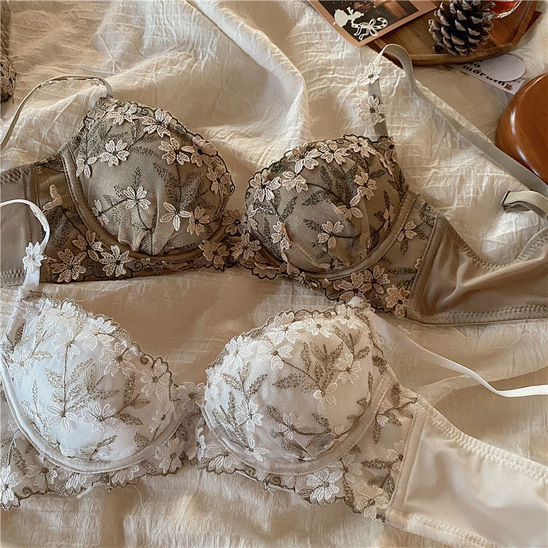 French Embroidery Lace Bra – Elegant Underklädesdesign för Kvinnor