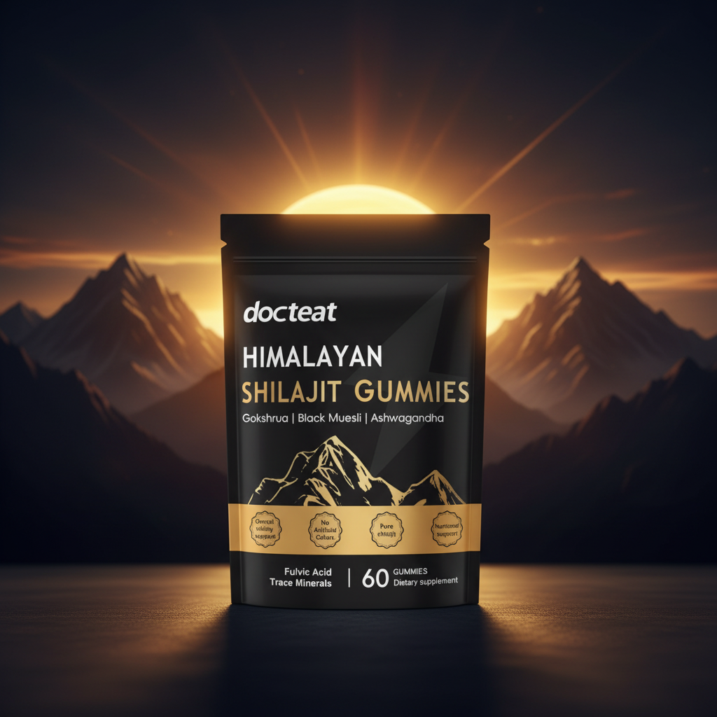 Black Shilajit Gummies hero shot