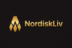 NordiskLiv logo with transparent background and golden color