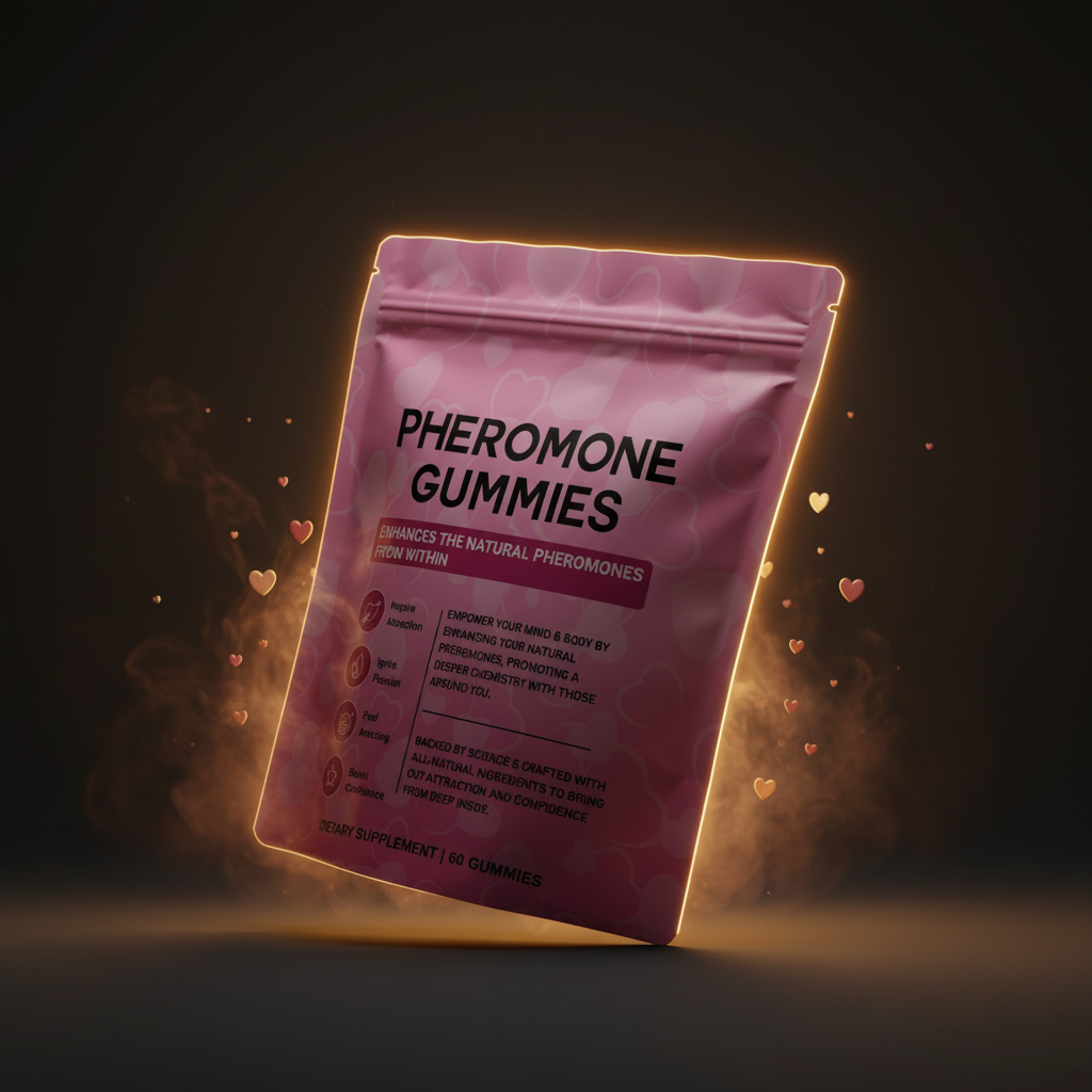 Pheromone Gummies three-quarter angle