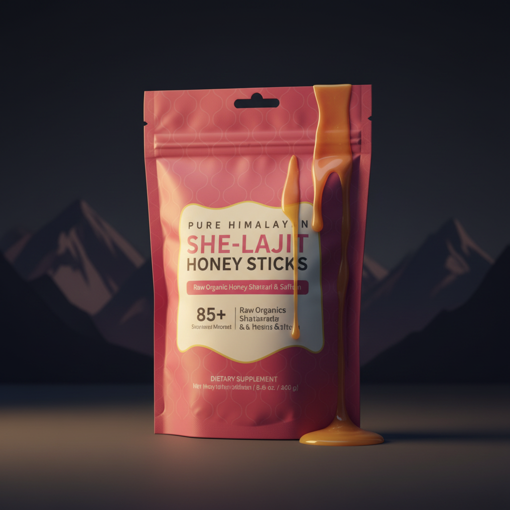 SHE-LAJIT Honung Sticks – Kvinnlig Vitalitet