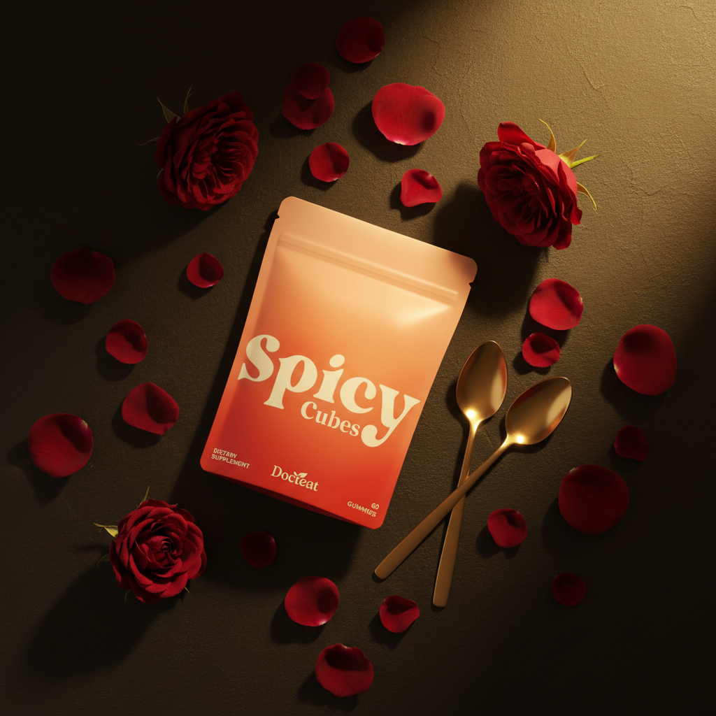 Spicy Cubes flat lay