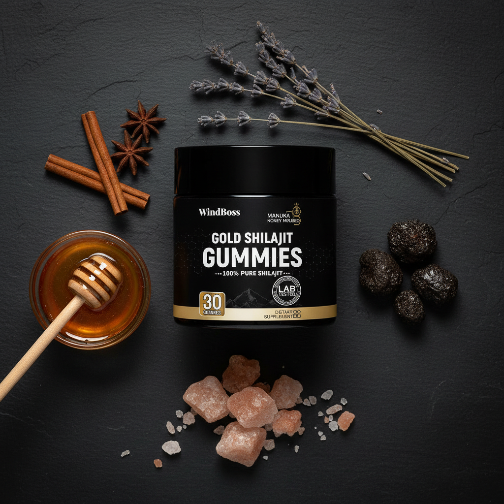 Shilajit Honung Gummies – Himalaya Guld